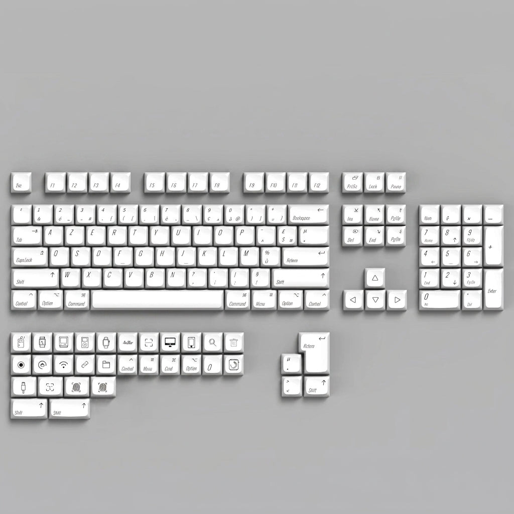 Keycaps AZERTY Minimalisme XDA - vue produit