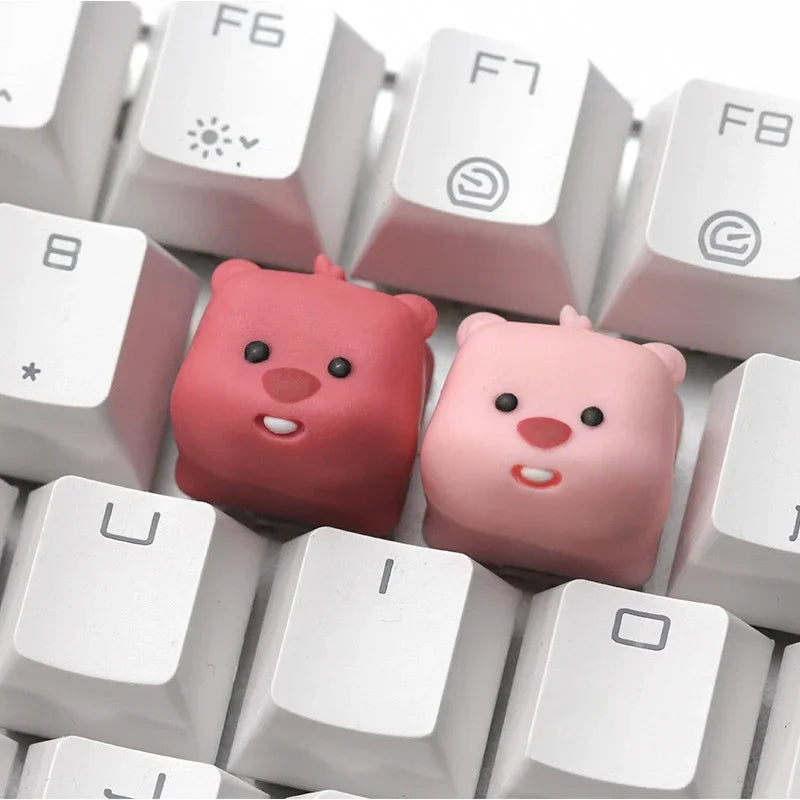 Keycap Artisan Castor 3D - Vue 8