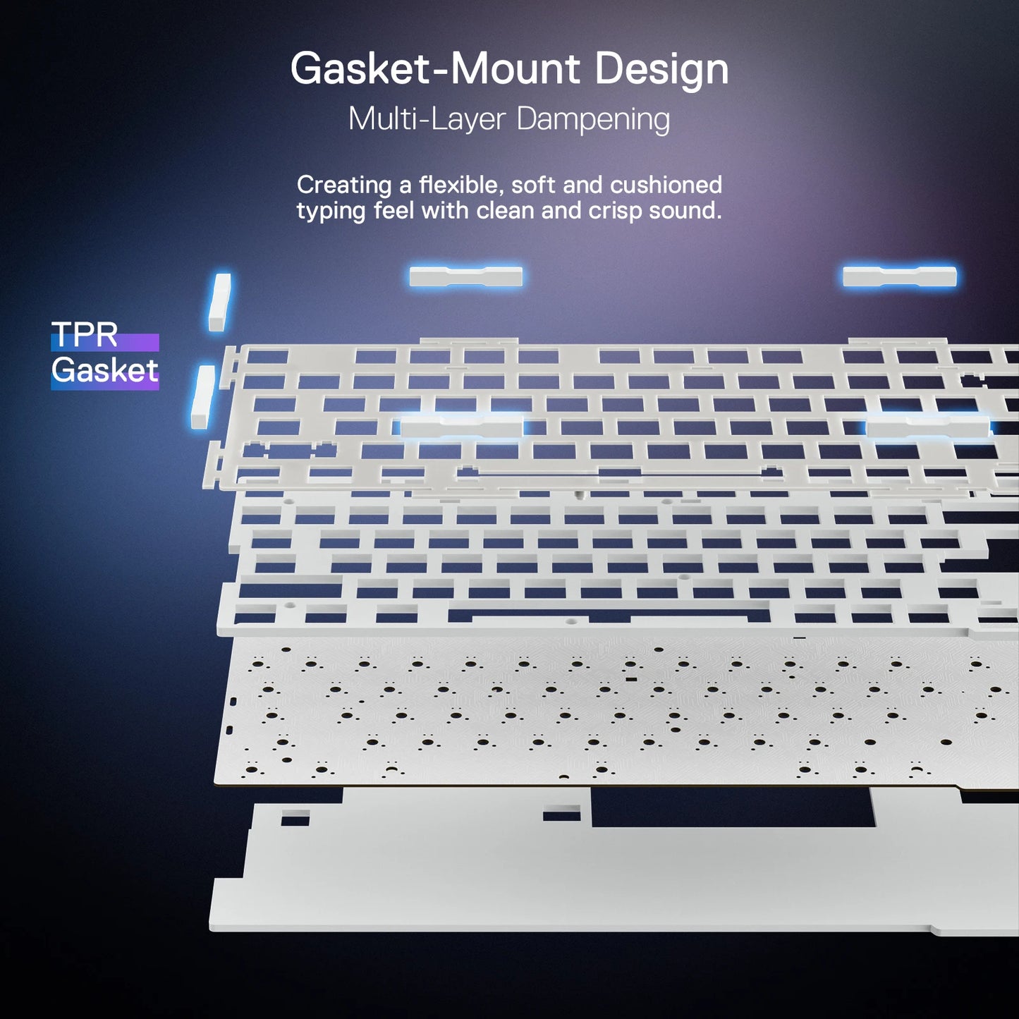 Clavier custom Redragon K673 PRO 75% Wireless RGB