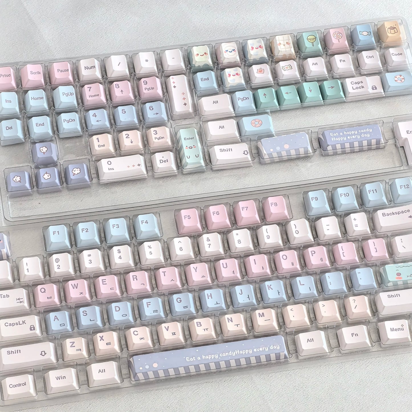 Teclas AZERTY Candy Colore MOA
