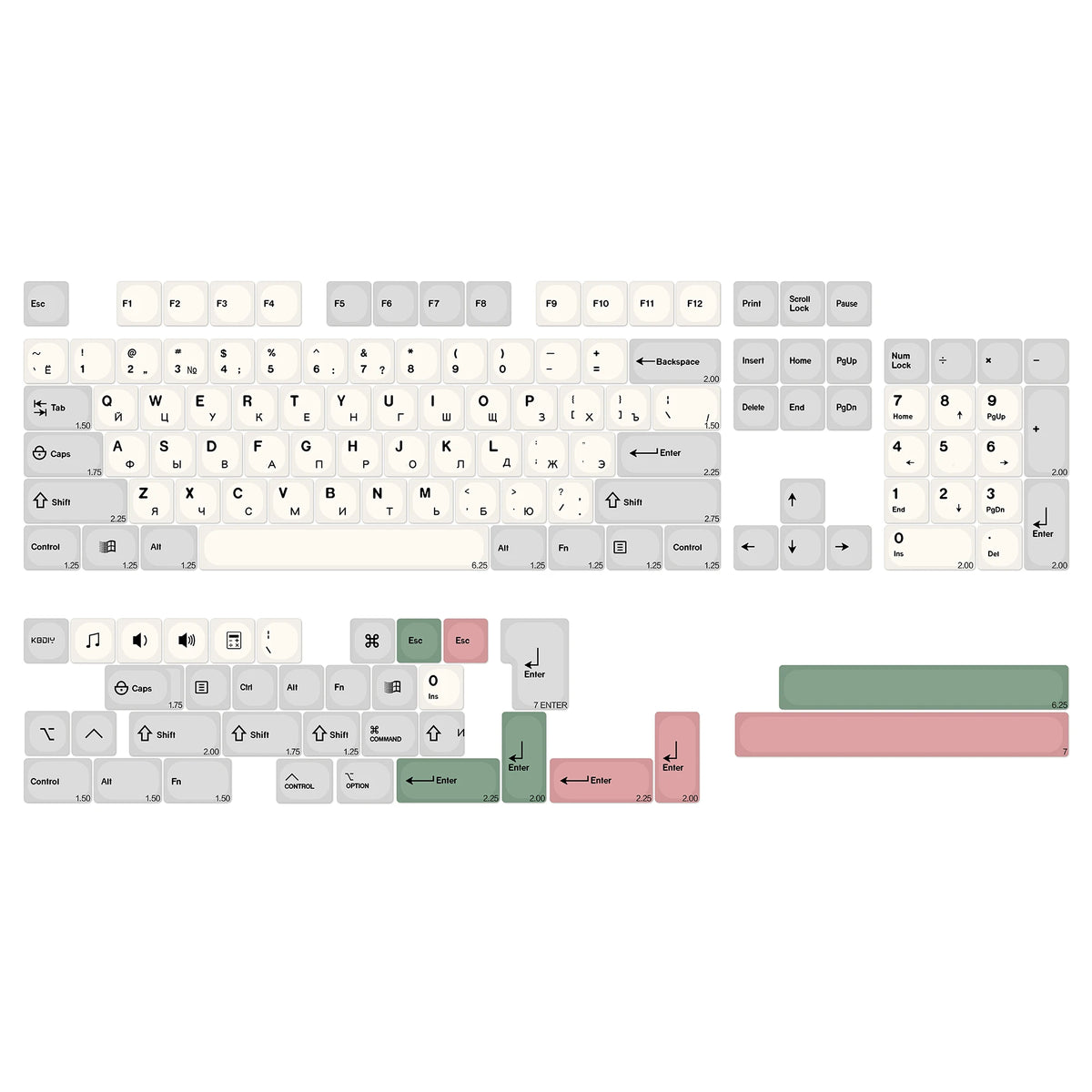 Keycaps Rétro 9009