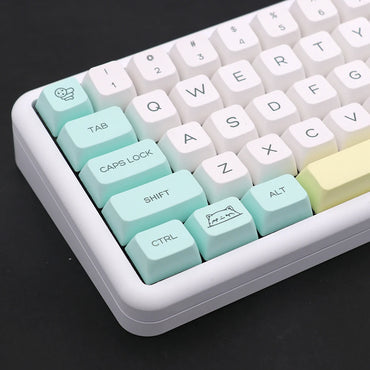 Case Aluminium 60% Noir Gris Blanc - Vue de côté