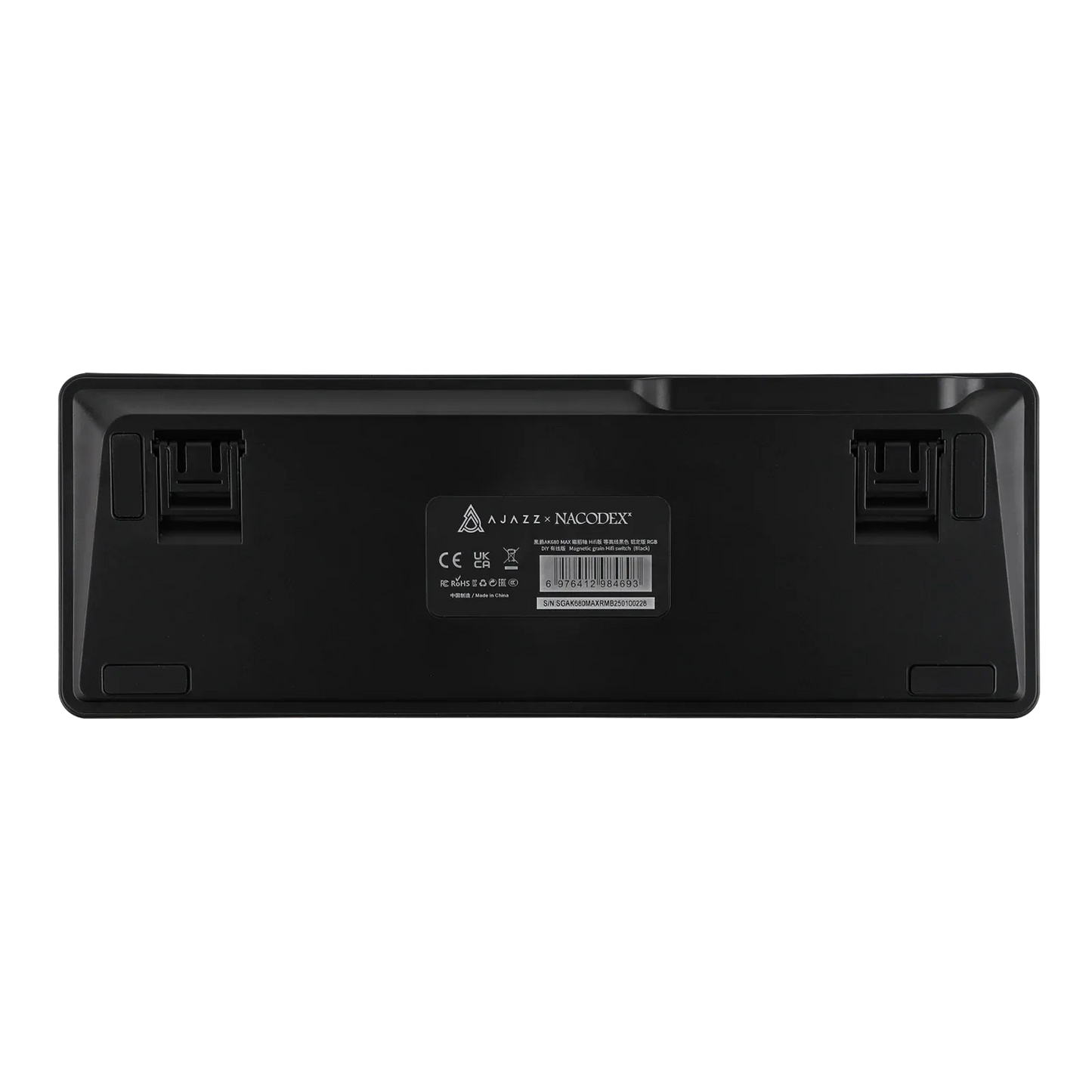 AJAZZ AK680 MAX Noir vue de dessous