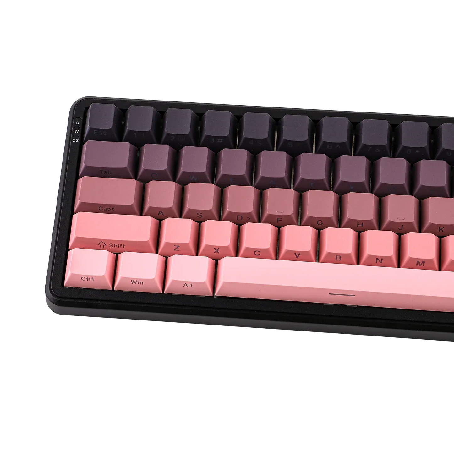 AJAZZ AK680 MAX Rose ANSI vue des touches