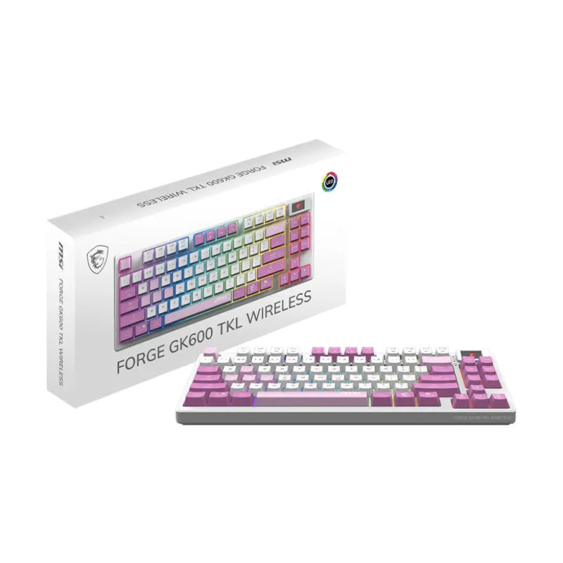 Clavier GK600 TKL VIOLET FR MSI