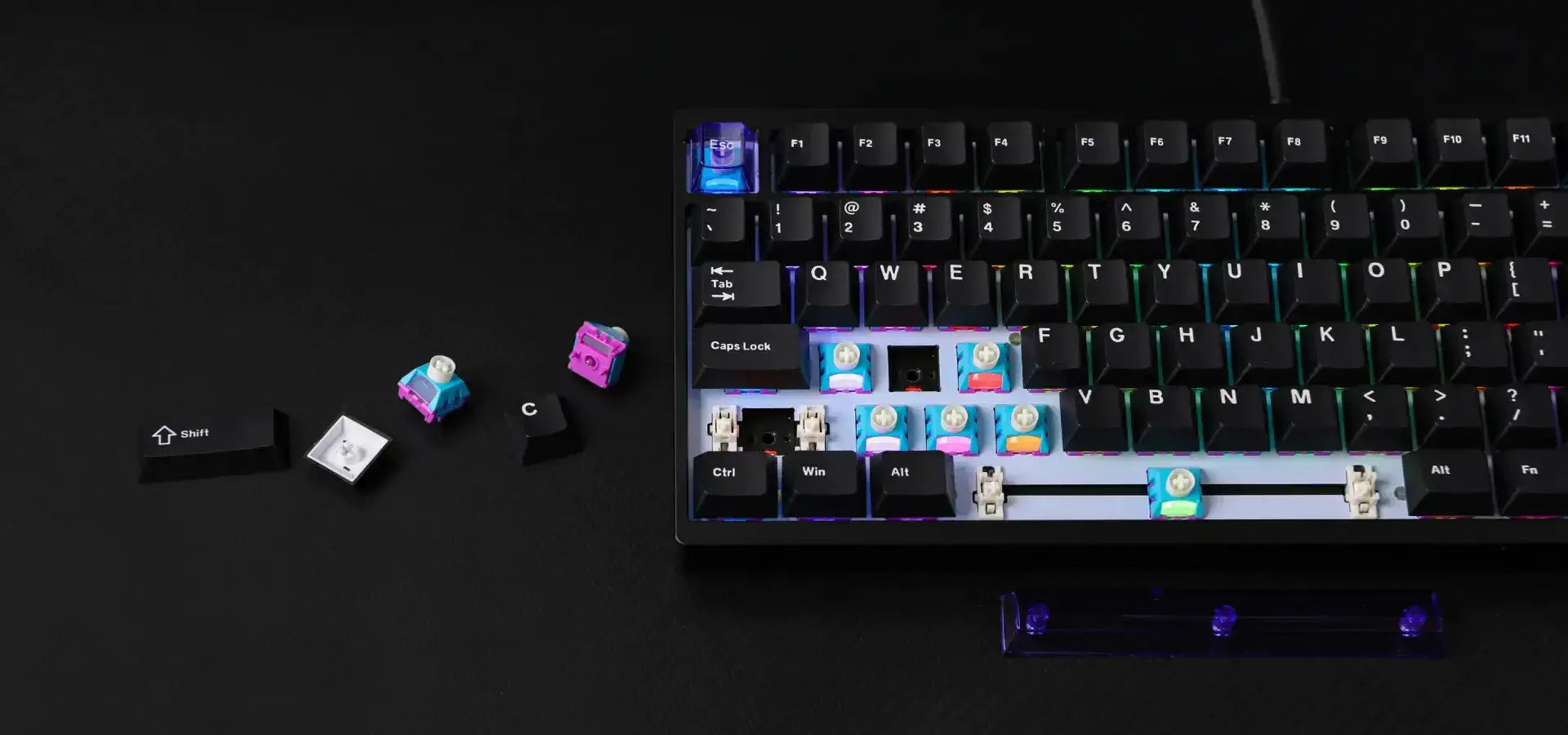 Clavier EPOMAKER en construction