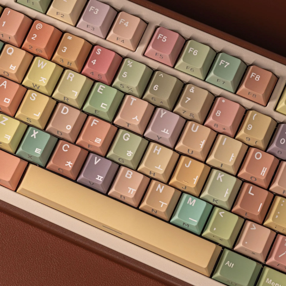 Keycaps AZERTY Jelly touches françaises