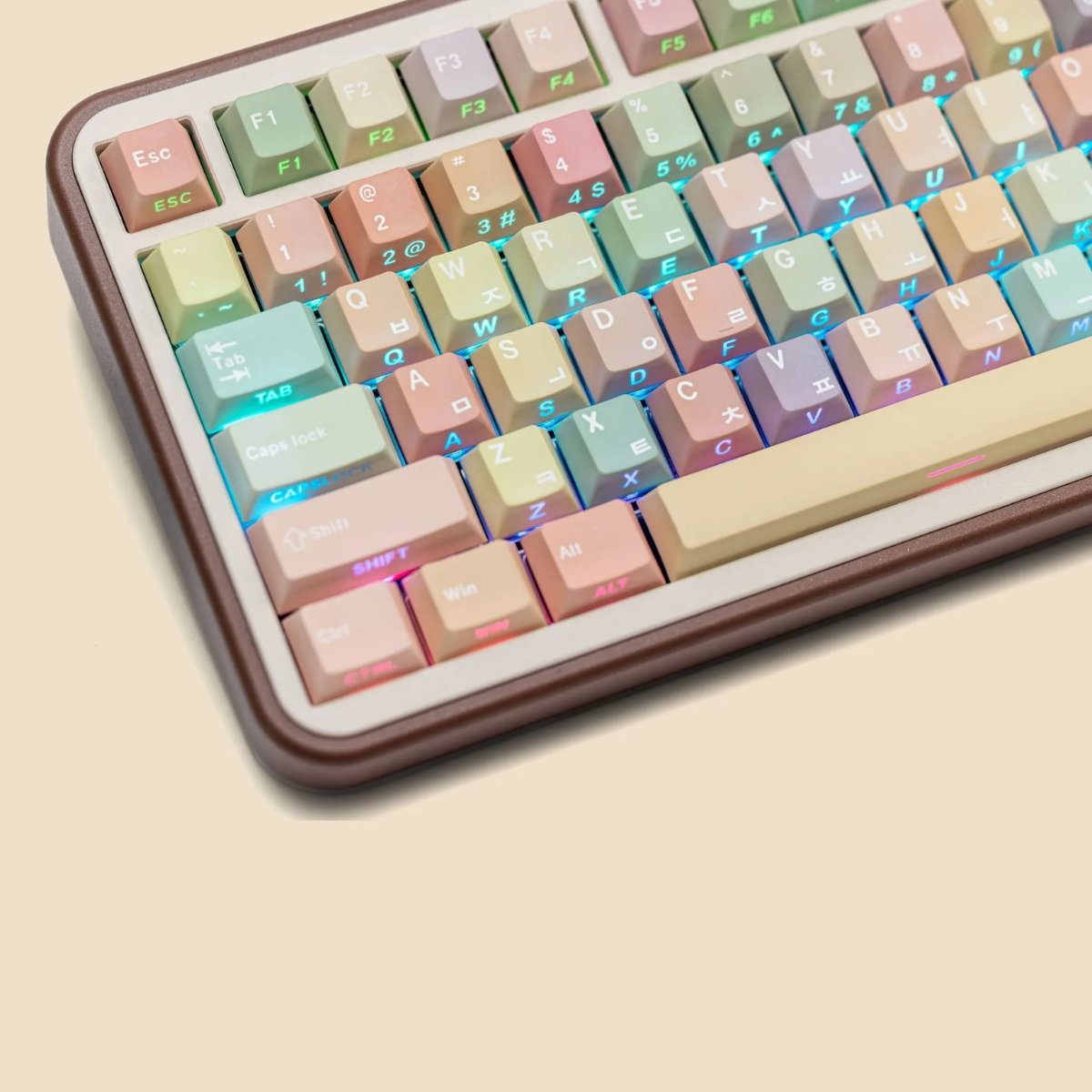 Keycaps AZERTY Jelly custom iso FR