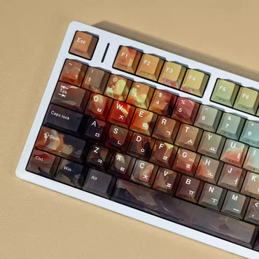 Keycaps AZERTY Rose version French