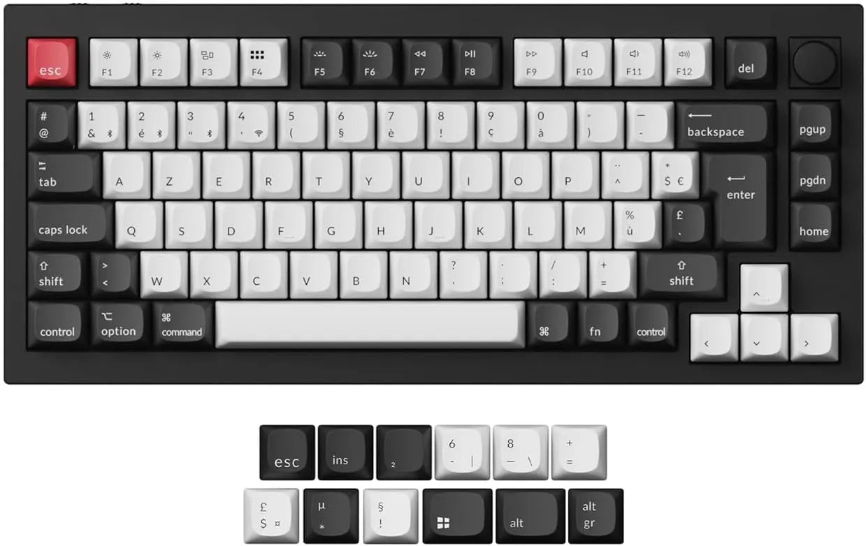 Keychron Q1 HE AZERTY sans fil magnétique 75%