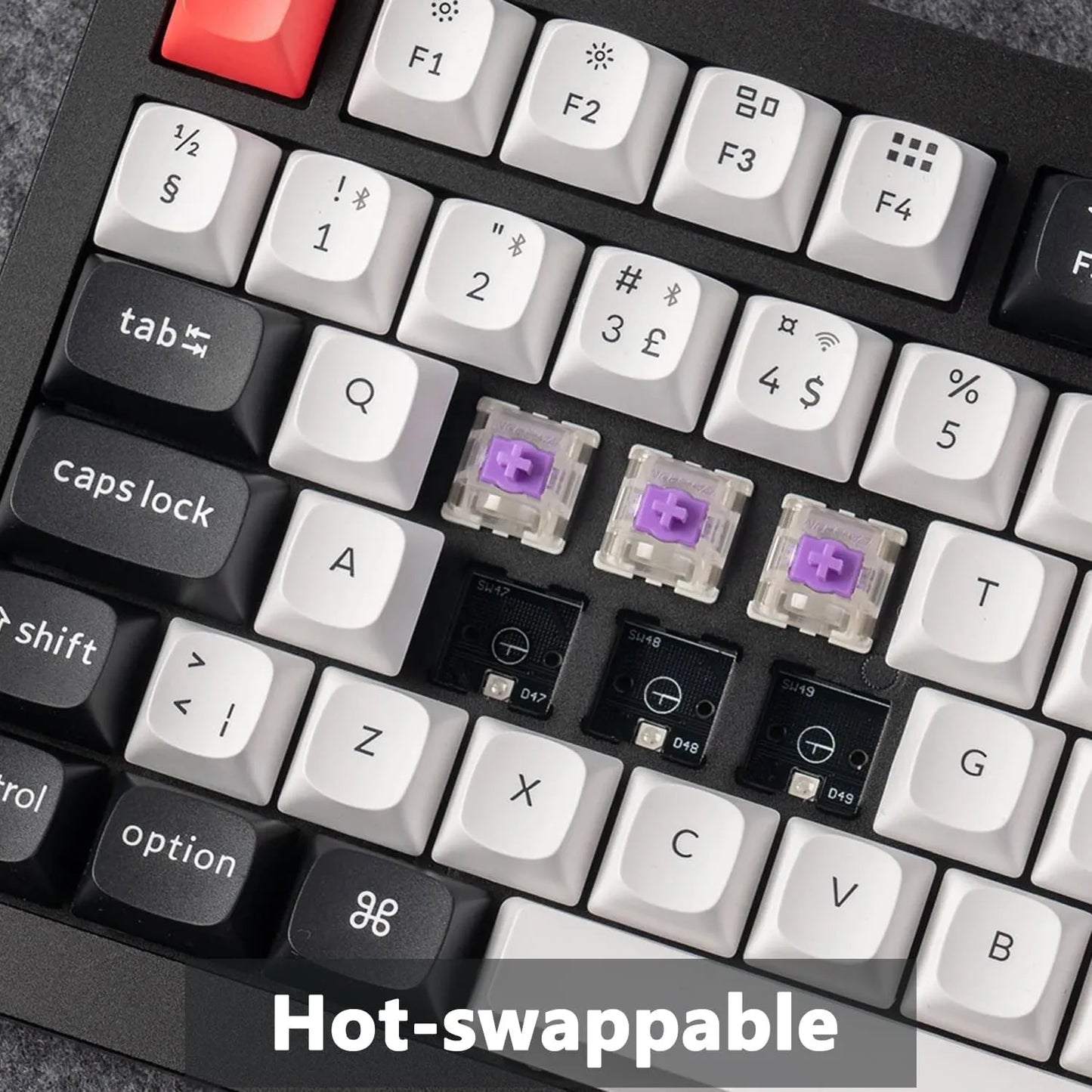 Keychron Q1 HE sans fil magnétique AZERTY 75% Hot-Swap