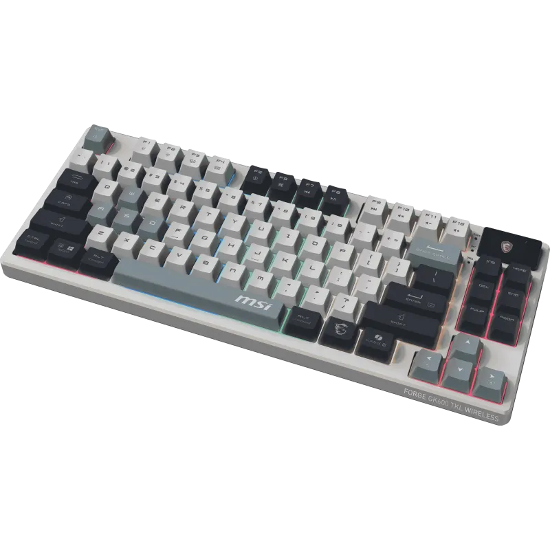 MSI FORGE GK600 TKL W SKY FR qwerty azerty