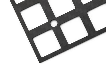 Plate de Clavier Custom Fibre de Carbonne 40 pourcent