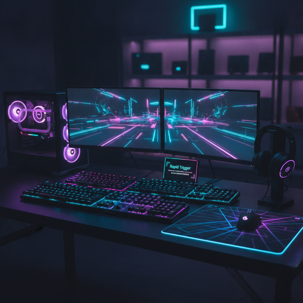 Clavier Rapid Trigger gaming setup