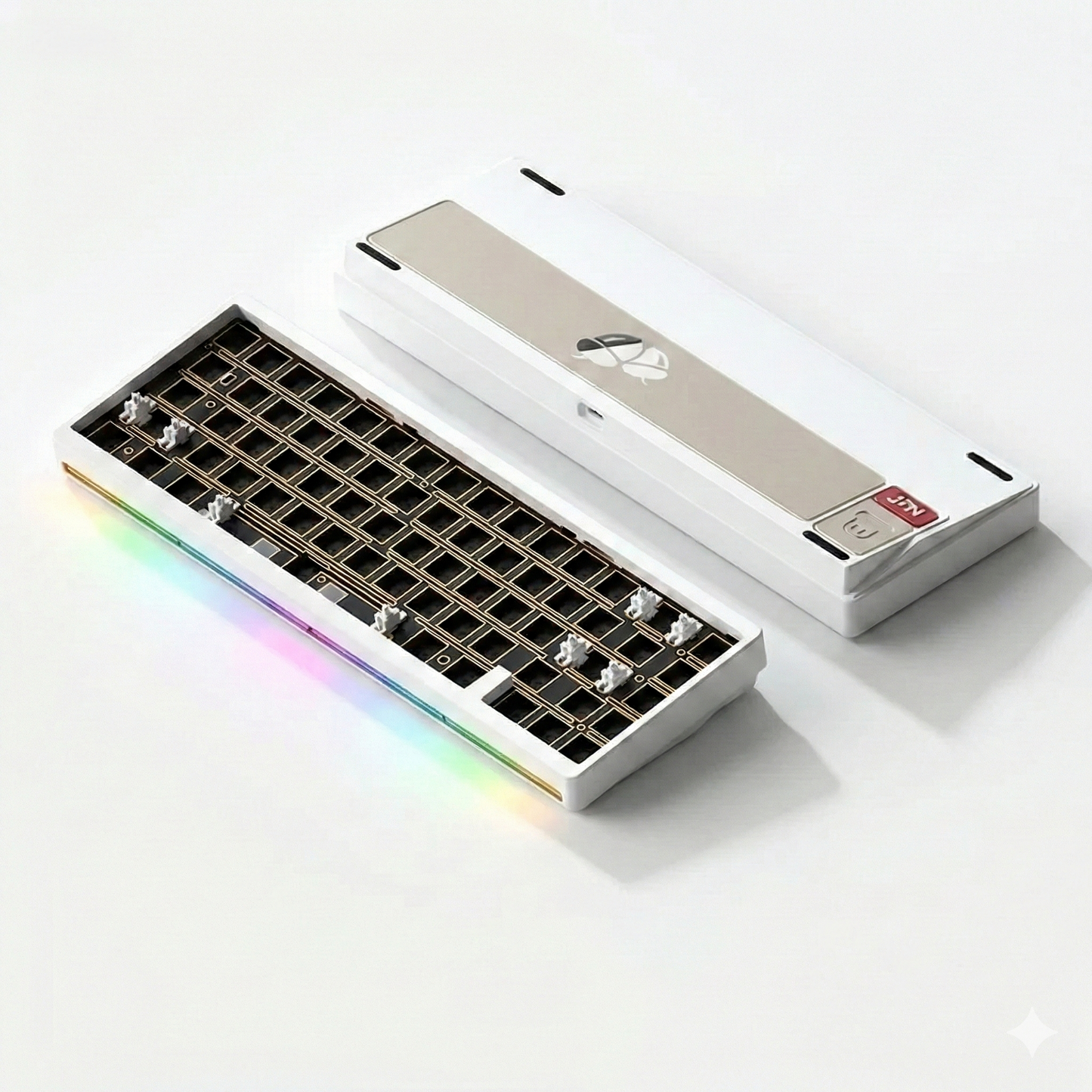 Custom-Tastatur-Kit NUT65 Weiß