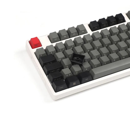 Teclado mecánico AZERTY francés ISO, 105 teclas, impresión lateral, YMDK, PBT grueso, perfil OEM, adecuado para interruptores MX
