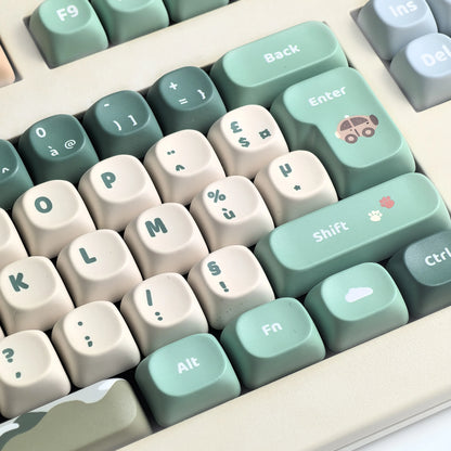 Keycaps AZERTY Spring Green