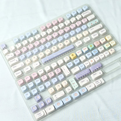 Keycaps AZERTY Candy Colorées - Accessoires inclus