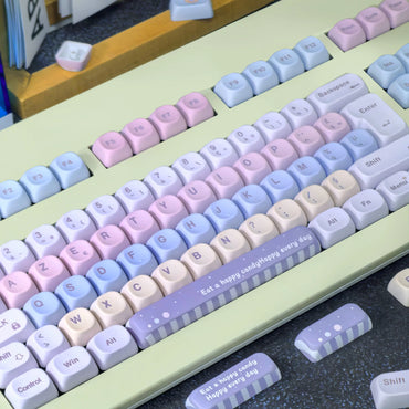 Keycaps AZERTY MOA - Vue de côté