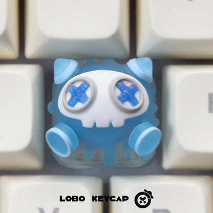 Keycap Artisan Kuromi Melody 3D - Vue 9