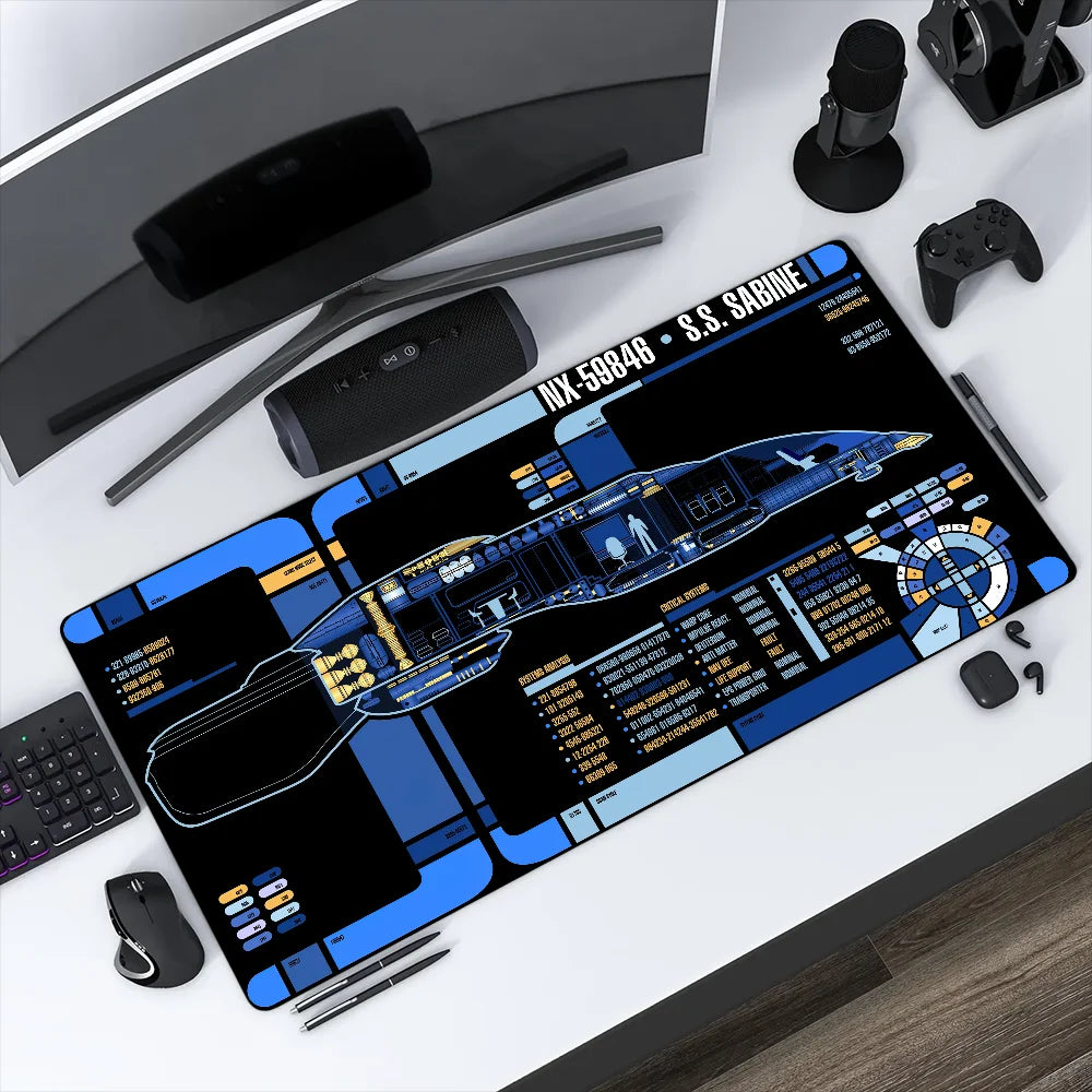 Tapis de Souris Star Trek - Vue de côté