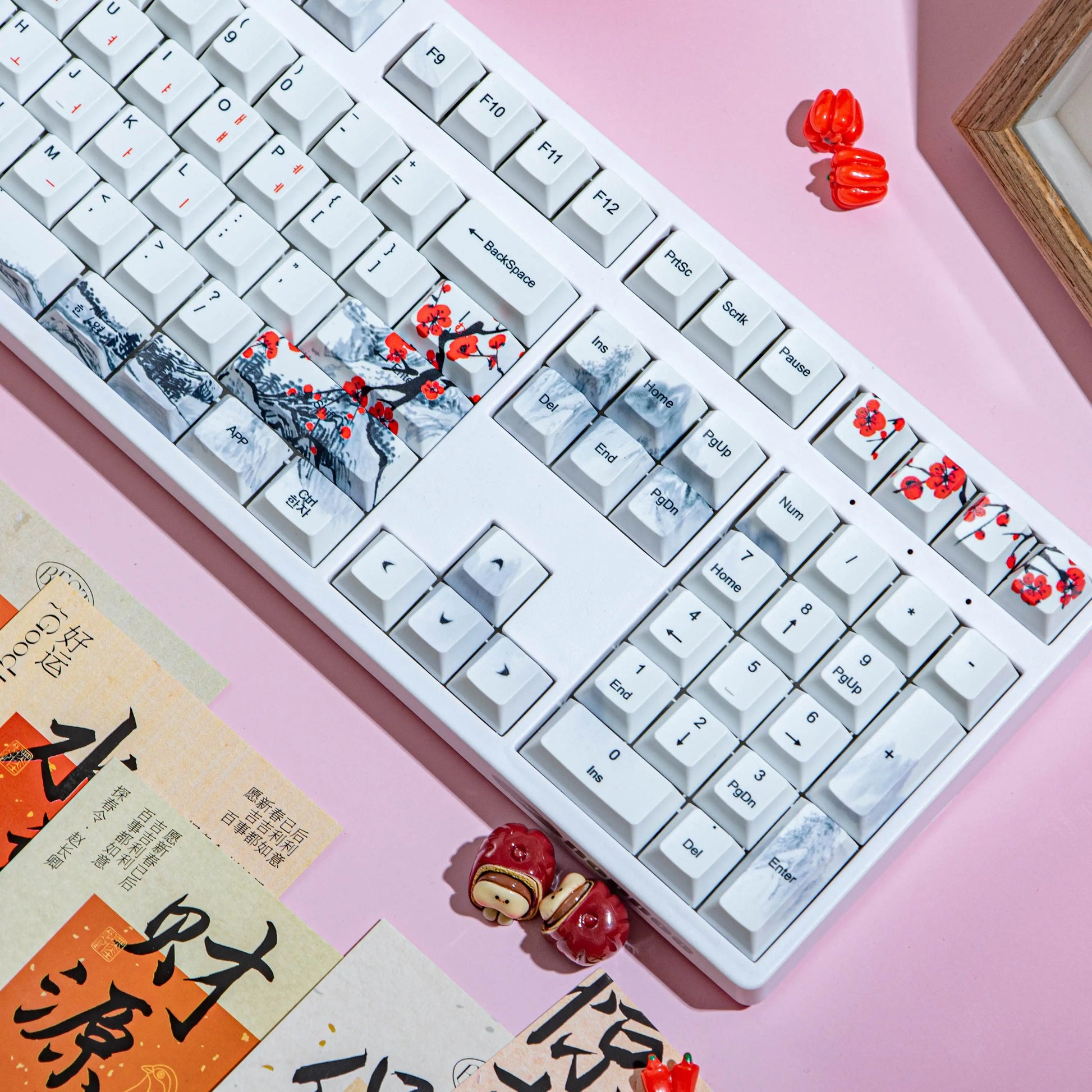 Keycaps AZERTY Plum blossom - Packaging