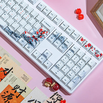 Keycaps AZERTY Plum blossom - Packaging