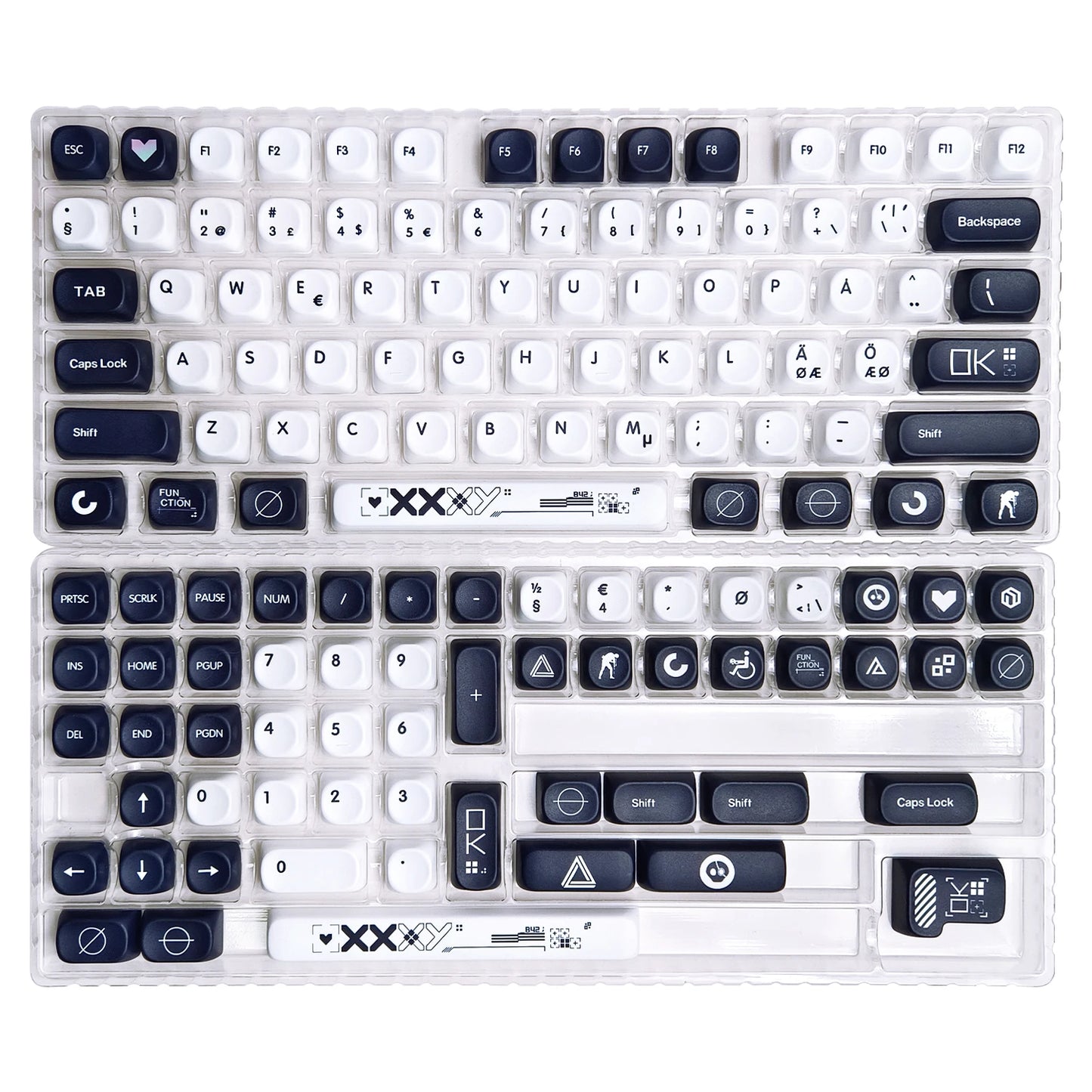 Keycaps AZERTY Print Stream