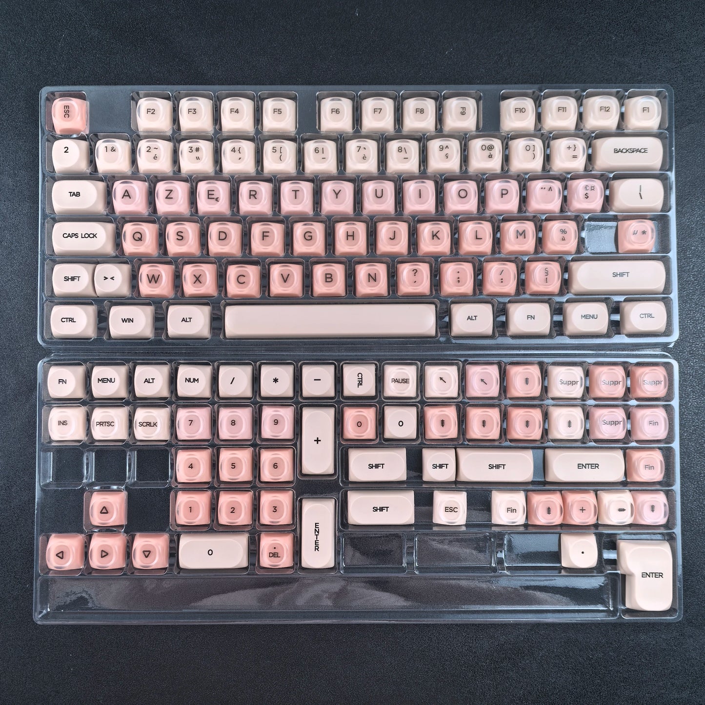 Retro Foundation AZERTY-Tastenkappen