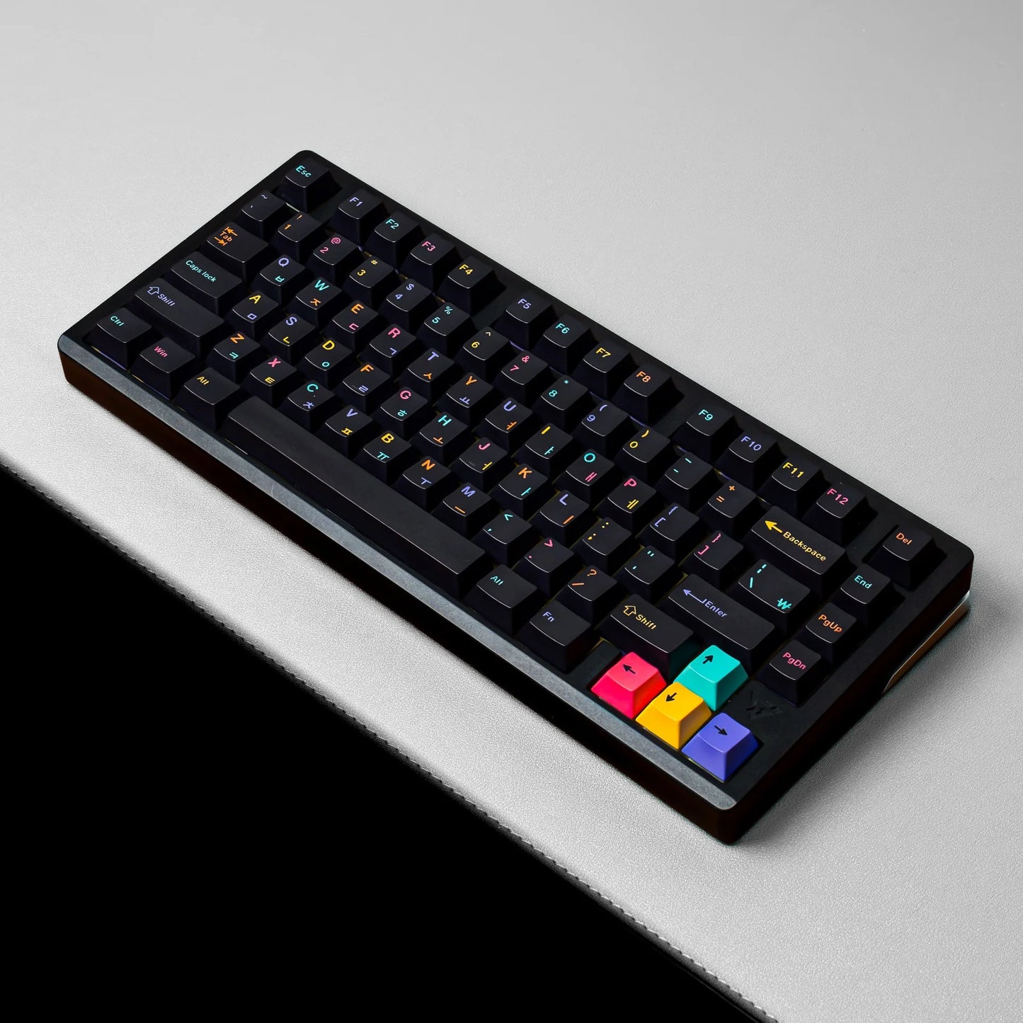 Keycaps AZERTY/QWERTY Creative Black