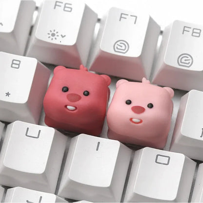 Keycap Artisan Castor 3D - Vue 8
