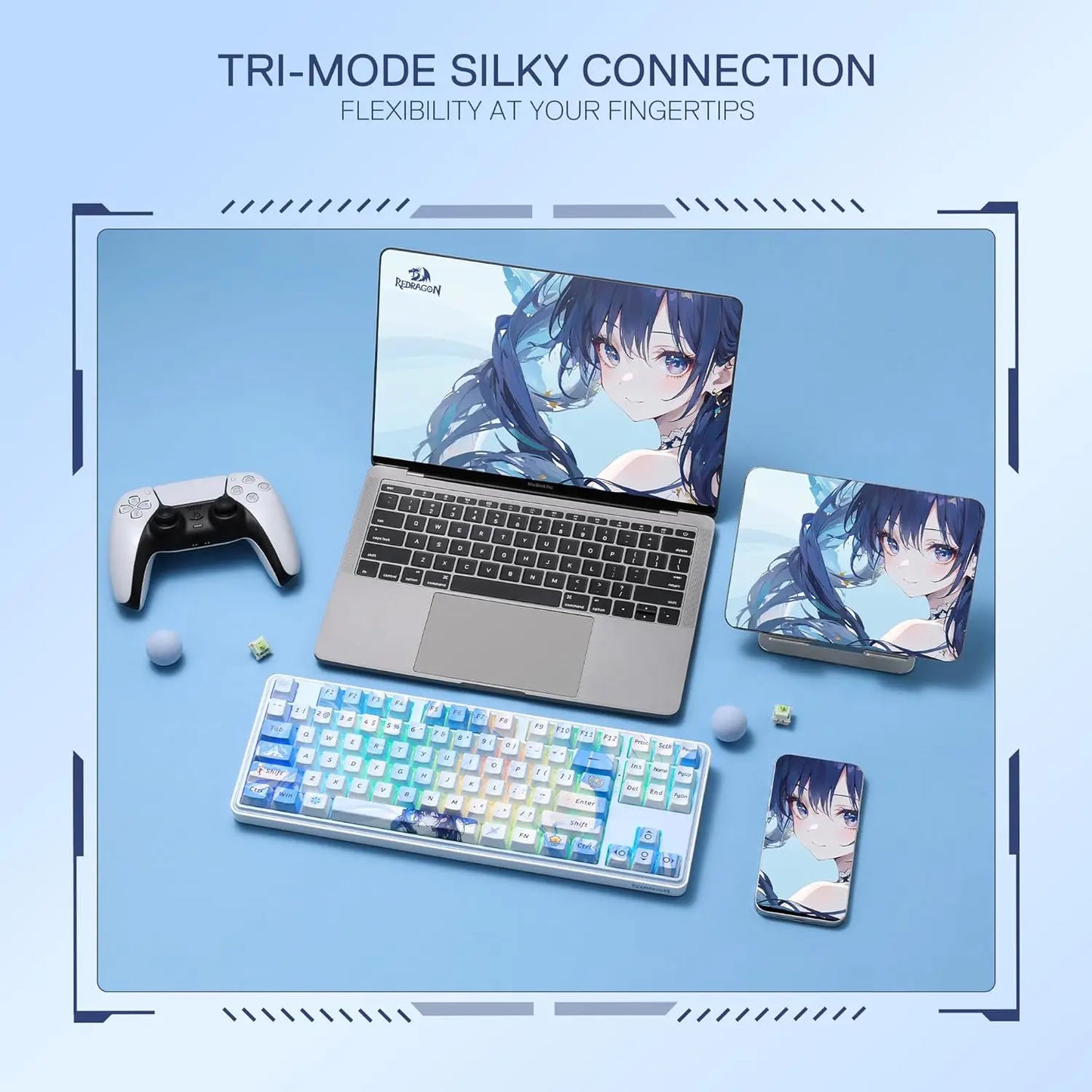 Redragon K707 PRO SE - Vue de dos