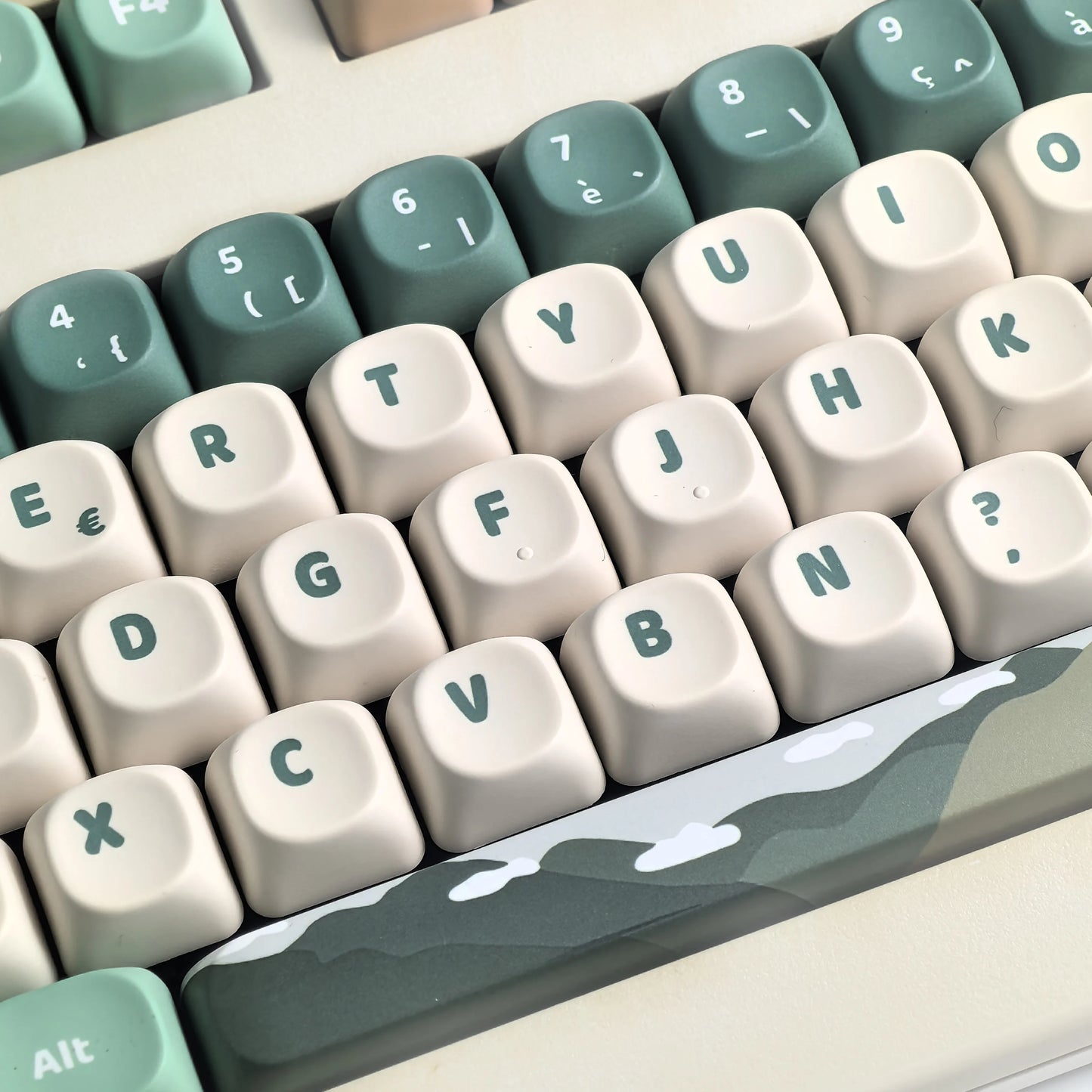 Keycaps AZERTY Spring Green