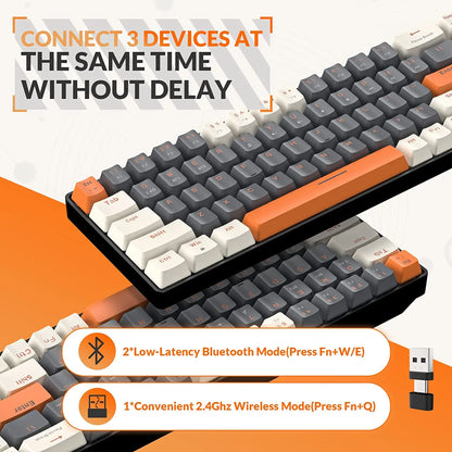 RK68 Orange et Gris