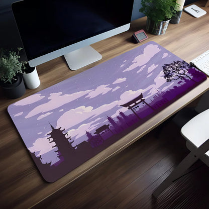 Tapis de Souris Coucher de Soleil Montagne - Vue 18