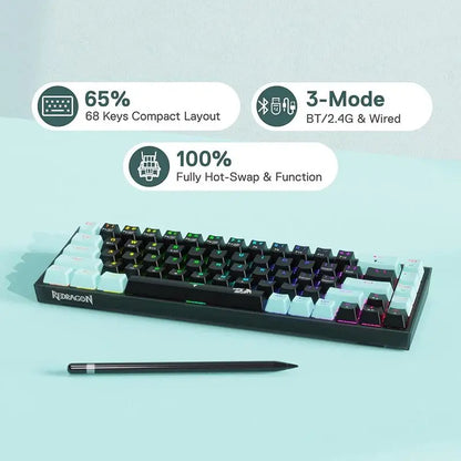 Redragon 65% - Vue de dessus