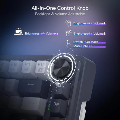 Clavier custom Redragon K673 PRO 75% Wireless RGB