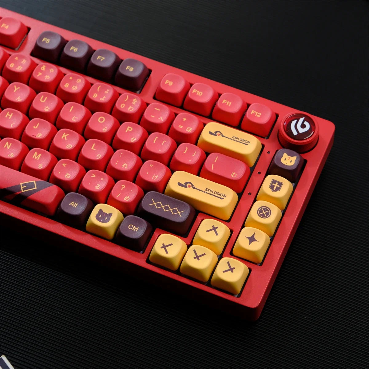 Keycaps Huihui MOA - Vue de dessus