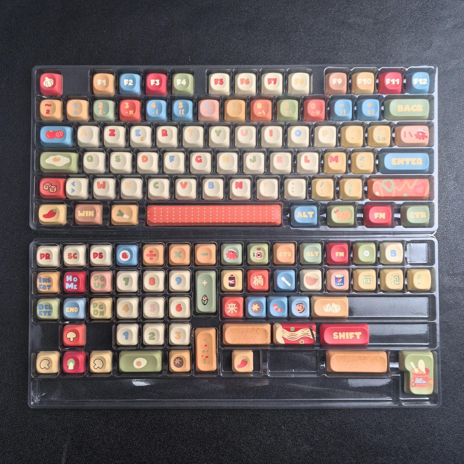 Keycaps AZERTY Instant noodle - Packaging
