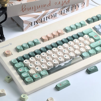 Keycaps AZERTY Spring Green