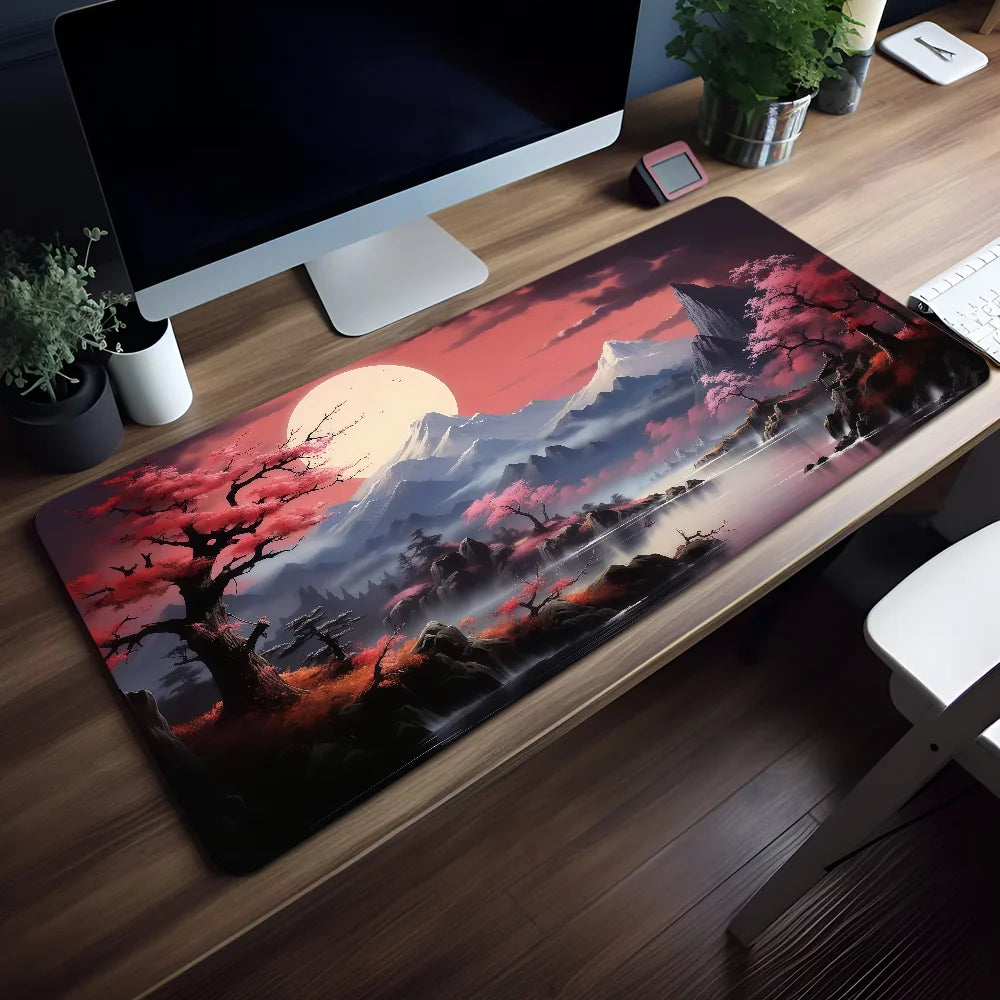 Tapis de Souris Coucher de Soleil Montagne - Vue 15