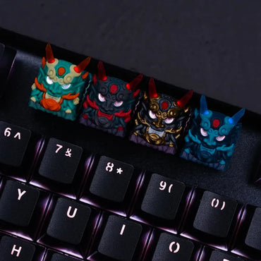 Keycap Artisan Dragon King - Vue de côté