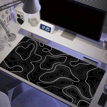 Tapis de Souris Carte Topographique - Vue de dessus