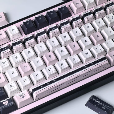 Keycaps Lolita Rose et Bleu