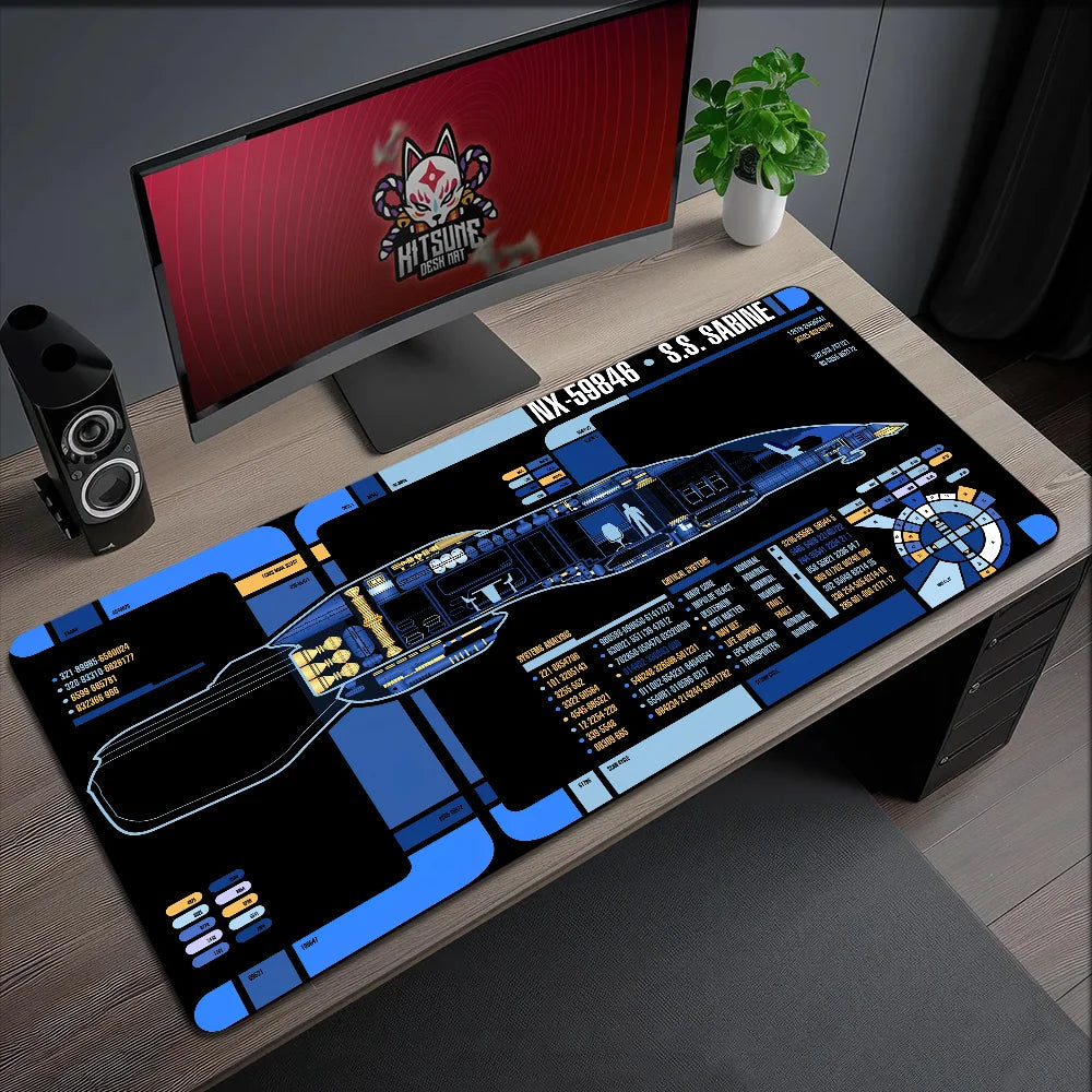 Tapis de Souris Star Trek - Vue de dos