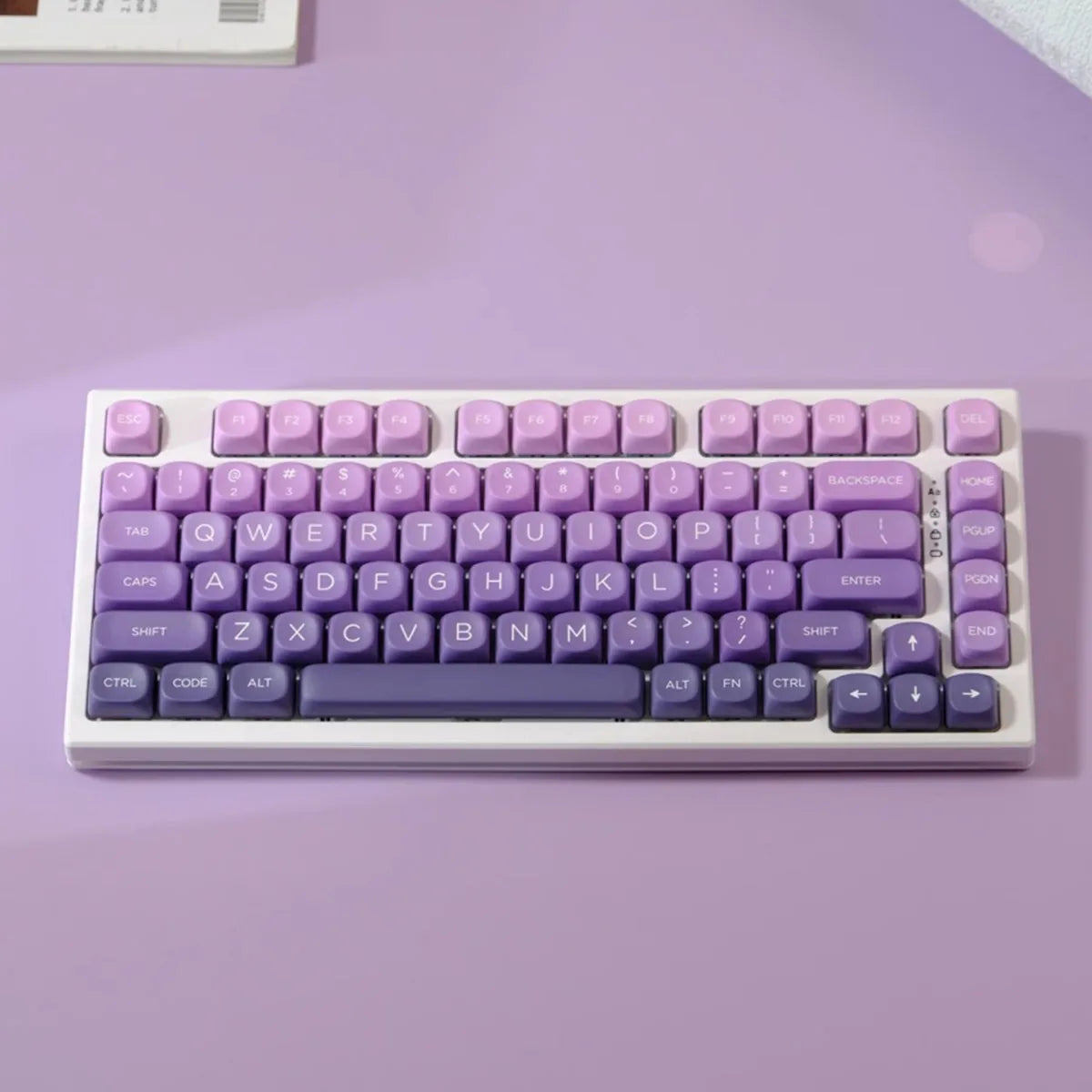 Keycaps Violet MOA - Vue principale