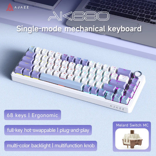 AJAZZ AK690 White Purple