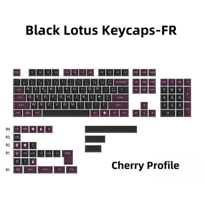Keycaps AZERTY Noir - Coloris disponibles