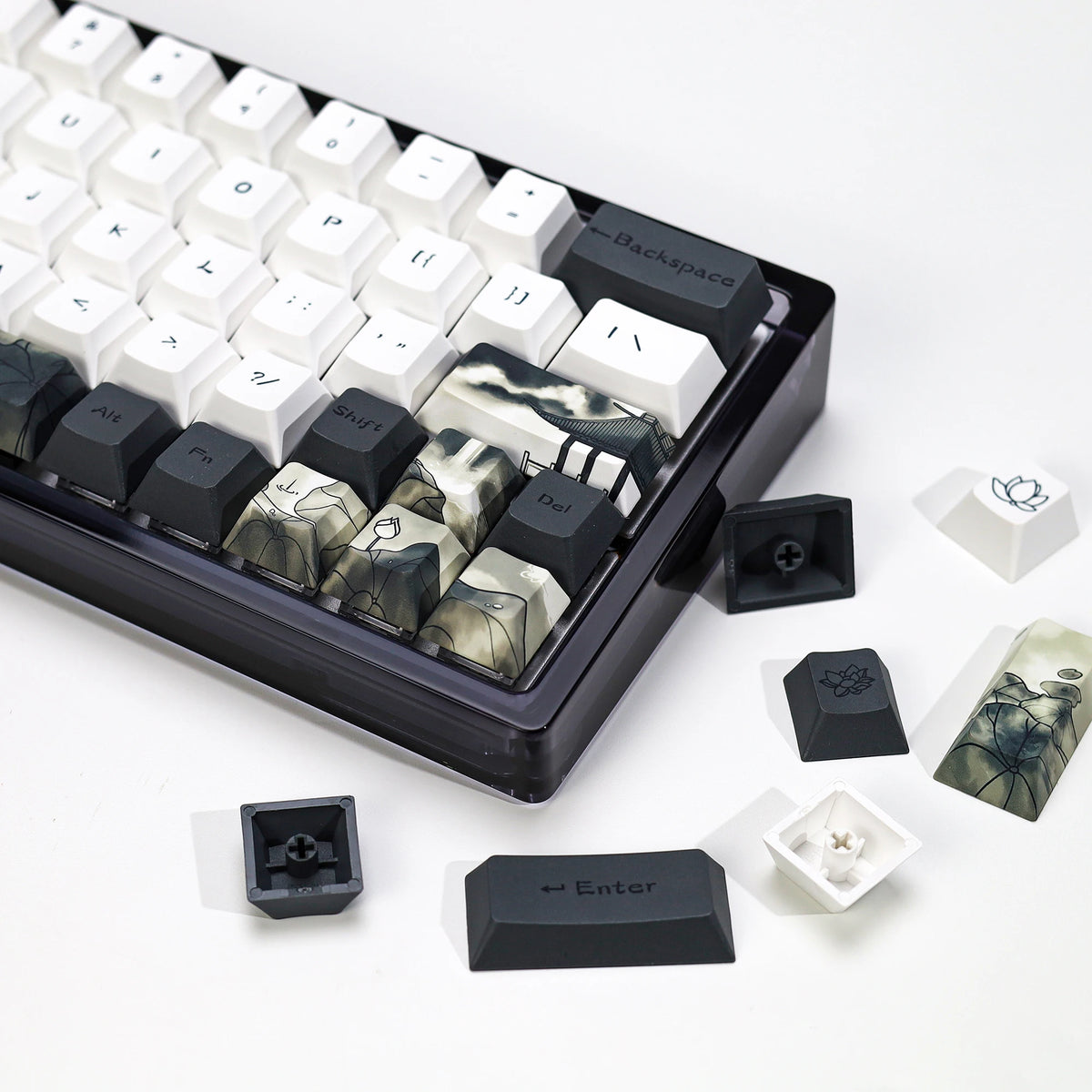 Keycaps Tusche-Lotus