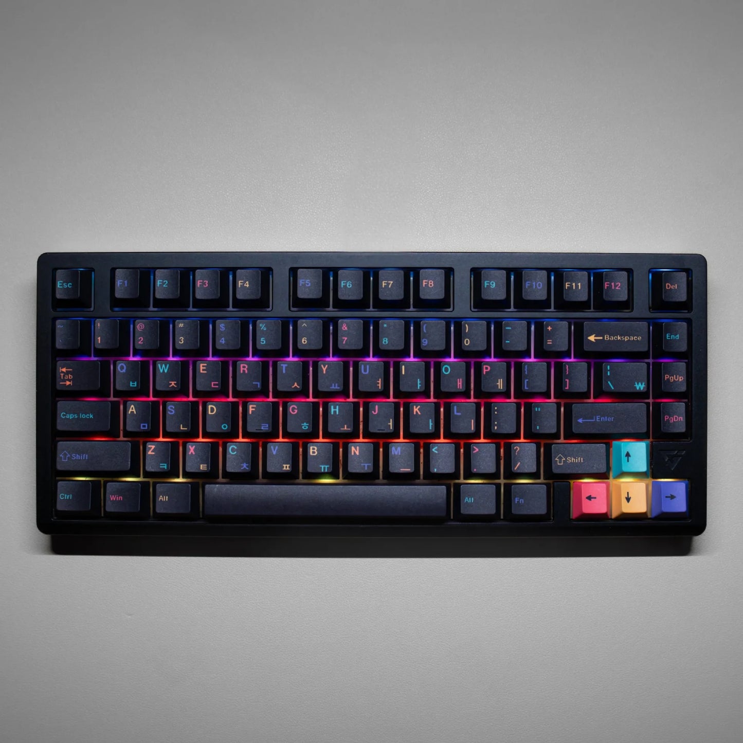 Keycaps AZERTY/QWERTY Creative Black